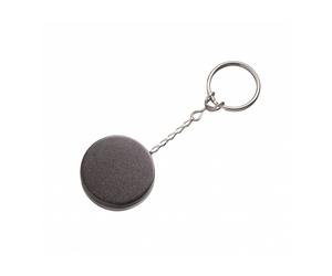 CombiCraft Rollmatic Schlüsselkette 5 cm Durchmesser, 60 cm Metall-Gliederkette und Clip - schwarz 8718734208624