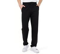 COMEOR Jogginghose Herren Baumwolle Sweathose - Lange Sport Hose Herren - Jogger Trainingshose Herren, Relaxing Hose (Schwarz, 3XL)
