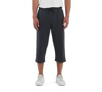 COMEOR Sporthose Herren Kurz - 3/4 Capri Hose Herren - Kurze Hosen Männer Laufshorts Baumwolle Shorts (Dunkelgrau S)