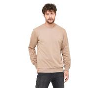 COMEOR Sweatshirt Herren Pullover Ohne Kapuze (Beige XL)