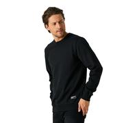 COMEOR Sweatshirt Herren Pullover Ohne Kapuze (Schwarz L)