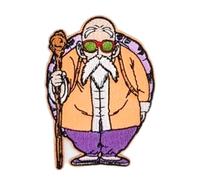 Comercial Mercera, Aufnäher Patches, Dragonball Z, Kame Sennin - Charakter, Aufnäher Ideal für Mützen, Jacken, T-Shirts oder Schultaschen, 100% Polyester, 6x8 Zentimeter