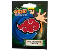 COMERCIAL MERCERA, Aufnäher Patches, Naruto, Aufnäher Ideal für Mützen, Jacken, T-Shirts oder Schultaschen, 100% Polyester (Gestickter, Akatsuki-Wolke)