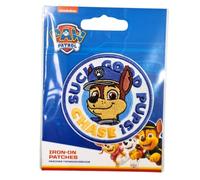 COMERCIAL MERCERA, Aufnäher Patches, Paw Patrol, Aufnäher Ideal für Mützen, Jacken, T-Shirts oder Schultaschen, 100% Polyester (Chase)