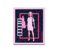 Comercial Mercera Barbie Girl Handtasche Aufnäher zum Aufbügeln 6,5 x 5,4 cm Bügelbild für Mädchen mit Mode Glamour Pink Fan, Bügelpatch Patches Bügelflicken Geschenk