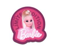 Comercial Mercera Barbie Portrait Aufnäher zum Aufbügeln 6,5 x 6 cm Bügelbild für Mädchen mit Mode Glamour Pink Fan, Bügelpatch Patches Bügelflicken Geschenk