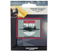 COMERCIAL MERCERA, Top Gun Aufnäher Patches, Originale, Aufnäher Ideal für Mützen, Jacken, T-Shirts oder Schultaschen, 100% Polyester (Geboren zum Fliegen, Bedruckter)
