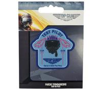 COMERCIAL MERCERA, Top Gun Aufnäher Patches, Originale, Aufnäher Ideal für Mützen, Jacken, T-Shirts oder Schultaschen, 100% Polyester (Testpilot Helm, Bedruckter)