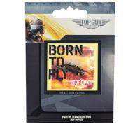 COMERCIAL MERCERA, Top Gun Aufnäher Patches, Originale, Aufnäher Ideal für Mützen, Jacken, T-Shirts oder Schultaschen, 100% Polyester (Born to Fly Jet, Bedruckter)