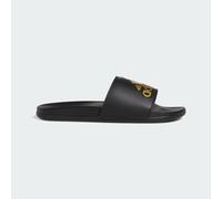 adidas Badeschuhe Adilette Comfort Logo schwarz/gold - 1 Paar, Größe Euro (US) 47 (12)