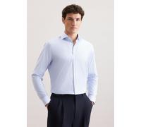 Seidensticker Business Hemd Herren Comfort Fit Baumwolle blau, 48
