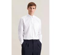Seidensticker Business Hemd Herren Comfort Fit Baumwolle weiß, 45