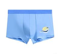 Comfort Fit Atmungsaktive Sport Herren Unterwäsche Boxershorts mit weichem Beutel Baumwolle Spandex Stoff Trunks Unterhosen für tägliche Aktivitäten (XL Blau)