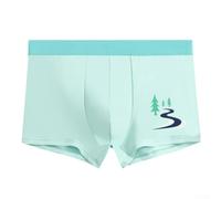 Comfort Fit Atmungsaktive Sport Herren Unterwäsche Boxershorts mit weichem Beutel Baumwolle Spandex Stoff Trunks Unterhosen für tägliche Aktivitäten (XL Grün)