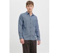 Comfort Fit Flanellhemd S Blau