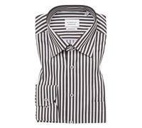 COMFORT FIT Hemd in kakao gestreift 42