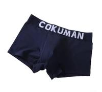 Comfort Fit Herren Baumwolle Unterwäsche Trunks Weiche Boxershorts mit atmungsaktivem Bulge Pouch (2XL Dunkelblau)