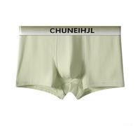 Comfort Fit Herren Unterwäsche Trunks mit U konvexem Beutel für den ganzen Tag (XL Hellgrün)