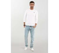 Comfort-fit-Jeans ALESSANDRO SALVARINI "A.Salvarini Designer Herren Jeans Hose Basic Jeanshose", Herren, Gr. W44L36, Länge 36, as391, hellblau, 98% Baumwolle, 2% Elasthan, klassisch, Jeans (56766644-4