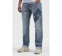 Comfort-fit-Jeans CAMP DAVID, Herren, Gr. 34, Länge 30, grau blau jogg, Sweatware, Material: 68% Baumwolle, 16% Polyester, 14% Lyocell, 2% Elasthan, Zusatz: Enthält nichttextile Teile tierischen Urspr