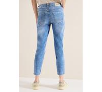 Comfort-fit-Jeans CECIL, Damen, Gr. 26, Länge 26, light blau washed, Jeans, 78% Baumwolle, 20% Polyester, 2% Elasthan, unifarben, 7/8-Länge, Jeans, 5-Pocket-Style (66993060-26) light blau washed