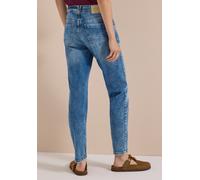 Comfort-fit-Jeans CECIL, Damen, Gr. 26, Länge 30, blau (light blau wash), Jeans, 83% Baumwolle, 15% Polyester, 2% Elasthan, unifarben, lang, Jeans, Middle Waist (69066035-26) light blau wash