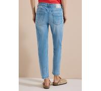Comfort-fit-Jeans CECIL, Damen, Gr. 30, Länge 28, blau (light blau washed), Jeans, 83% Baumwolle, 15% Polyester, 2% Elasthan, unifarben, knöchelfrei, Jeans, 5-Pocket-Style (67995465-30) light blau was