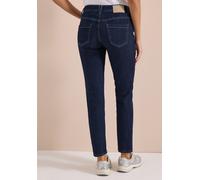 Comfort-fit-Jeans CECIL, Damen, Gr. 32, Länge 30, rinsed wash, Jeans, 80% Baumwolle, 18% Polyester, 2% Elasthan, unifarben, lang, Jeans, Middle Waist (89360545-32) rinsed wash