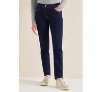Comfort-fit-Jeans CECIL, Damen, Gr. 34, Länge 32, rinsed wash, Jeans, 87% Baumwolle, 11% Polyester, 2% Elasthan, unifarben, normal, Jeans, 5-Pocket-Style (19725818-34) rinsed wash
