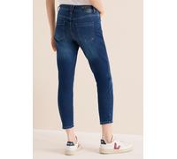 Comfort-fit-Jeans CECIL, Damen, Gr. 36, Länge 26, blau (dunkelblau wash), Jeans, 78% Baumwolle, 20% Polyester, 2% Elasthan, unifarben, kniebedeckend, Jeans, 5-Pocket-Style, Topseller (74367548-36) dun