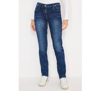 Comfort-fit-Jeans CECIL, Herren, Gr. 34, Länge 34, mid blau wash, Jeans, 78% Baumwolle, 20% Polyester, 2% Elasthan, unifarben, lang, Jeans, Middle Waist (28258400-34) mid blau wash