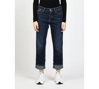 Comfort-fit-Jeans GANG "GANG Jeans Straight Fit 94THELMA", Damen, Gr. 26, denim blau, Stoff, 90% Baumwolle, 2% Elasthan, 8% Polyester, Jeans (69601051-26) denim blau