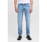Comfort-fit-Jeans JACK & JONES "JJIMIKE JJFOX CB 08", Herren, Gr. 30, Länge 32, blau (blau denim), Denim/Jeans, Obermaterial: 98% Baumwolle, 2% Elasthan, modisch, comfort fit, Jeans (21806245-30) blau