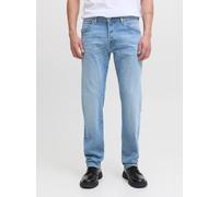 Comfort-fit-Jeans JACK & JONES "JJIMIKE JJFOX CB 08", Herren, Gr. 30, Länge 34, blau (blau denim), Denim/Jeans, Obermaterial: 98% Baumwolle, 2% Elasthan, comfort fit, Jeans (20041425-30) blau denim