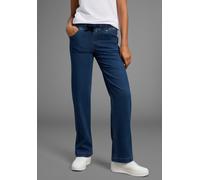 Comfort-fit-Jeans KANGAROOS, Damen, Gr. 40, N-Gr, dunkelblau wa, Denim/Jeans, Obermaterial: 72% Baumwolle, 26% Polyester, 2% Elasthan, Basic, comfort fit lang, Jeans (98779947-40) dunkelblau wa