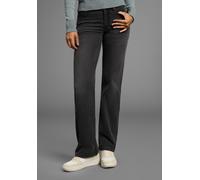 Comfort-fit-Jeans KANGAROOS, Damen, Gr. 50, N-Gr, grau (dunkelgrau us), Denim/Jeans, Obermaterial: 79% Baumwolle, 19% Polyester, 2% Elasthan, unifarben, Basic, comfort fit lang, Jeans, Topseller (3449