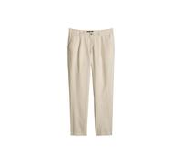Comfort-fit-Jeans MARC O'POLO "Stoffhose Osby Jogger Pleats", Herren, Gr. 32, N-Gr, beige (beige (grau silk)), Obermaterial: 100% Leinen LI., Jeans (21373255-32) beige (grau silk)
