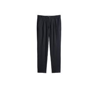 Comfort-fit-Jeans MARC O'POLO "Stoffhose Osby Jogger Pleats", Herren, Gr. 32, N-Gr, blau (blau (schwarz navy)), Obermaterial: 100% Leinen LI., Jeans (74215069-32) blau (schwarz navy)