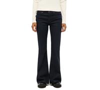 Comfort-fit-Jeans MUSTANG "Damen Style Shelby Flared", Damen, Gr. 29, Länge 30, 940 dunkelblau, Denim/Jeans, 94% Baumwolle, 4% Elastomultiester, 2% Elasthan, unifarben, ausgestellt, Jeans (45964346-29