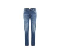 Comfort-fit-Jeans MUSTANG "Jeans Style Michigan Straight", Herren, Gr. 34, N-Gr, blau (dunkelblau), Obermaterial: 98% Baumwolle CO. 2% Elasthan EL., Jeans (91511702-34) dunkelblau