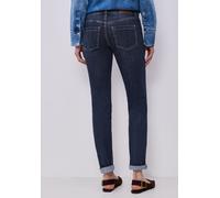 Comfort-fit-Jeans STREET ONE, Damen, Gr. 30, Länge 30, dunkelblau wash, Jeans, 78% Baumwolle, 21% Polyester, 1% Elasthan, unifarben, lang, Jeans, 4-Pocket Style (10872927-30) dunkelblau wash