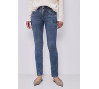 Comfort-fit-Jeans STREET ONE, Damen, Gr. 34, Länge 30, medium blau wash, Jeans, 76% Baumwolle, 18% Lyocell, 4% Elastomultiester, 2% Elasthan, unifarben, lang, Jeans, Middle Waist (11990268-34) medium