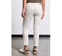 Comfort-fit-Jeans STREET ONE, Damen, Gr. 36, Länge 26, beige stripe washed, Jeans, 89% Baumwolle, 8% Polyester, 3% Elasthan, unifarben, 7/8-Länge, Jeans, Middle Waist (37421401-36) beige stripe washed