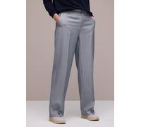 Comfort-fit-Jeans STREET ONE, Damen, Gr. 42, Länge 30, original blau, Jeans, 75% Polyester, 20% Viskose, 5% Elasthan, Nadelstreifen, lang, Jeans, High Waist (60595454-42) original blau