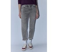 Comfort-fit-Jeans STREET ONE STUDIO, Damen, Gr. 30, Länge 28, light grau washed, Jeans, 85% Baumwolle, 9% Polyester, 4% Elastomultiester, 2% Elasthan, unifarben, normal, Jeans, 5-Pocket-Style (7210786
