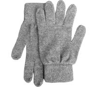 Comfort Socks Damen Handschuhe aus Merinowolle und Opossum-Faser Super weich und warm - direkt aus Neuseeland, grau, M