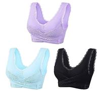 Comfy Corset Bra Corset Bra Front Cross Side Buckle Lace Bras Bustiers Bh Damen Bralette Damen Spitze Bustier Bh Frauen Yoga Bralette Lace Bh Bra Für Ohne Bügel Atmungsaktiv Bra Damen Bh Mit Polstern