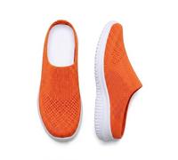 Comfy Women's Breathable Knit Slip-On Shoes, Backless Mules | Orthopedic Arch Support, Lightweight Breathable, Anti-Slip Outsole, Comfortable Loafers, Casual Slides, Daily Wear