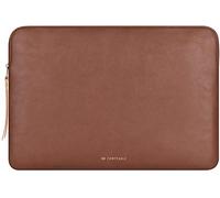 Comfyable Slim Protective Laptop Sleeve 14 Inch Snugly Compatible with MacBook Pro 14-inch M5 M4 M3 M2 M1 Pro/Max 2026-2021, PU Leather Bag Waterproof Cover Notebook Computer Case for Mac, Brown