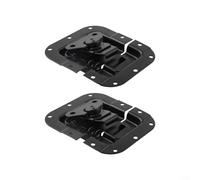 ComfyHarbor Robuster Metall-Schmetterlingsriegel, 11,1 x 10,4 cm, federbelastetes Versenkschloss für Koffer, Holzkisten, Aktentaschen, Fluggesellschaften oder Aluminiumkoffer, glatte Kanten